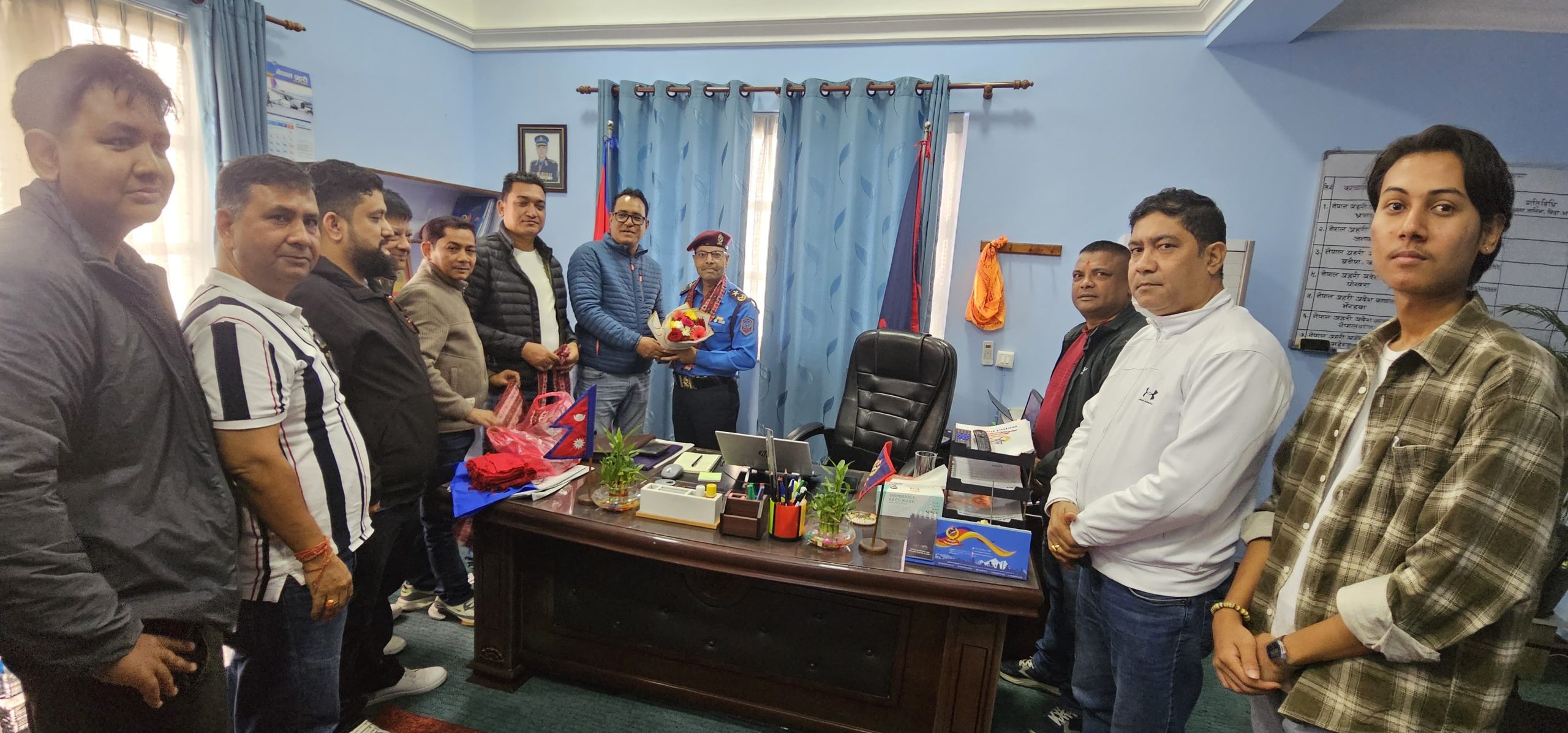 प्रहरी अतिरिक्त महानिरीक्षक विकलाई सुनचाँदी महासंघको स्वागत तथा सम्मान