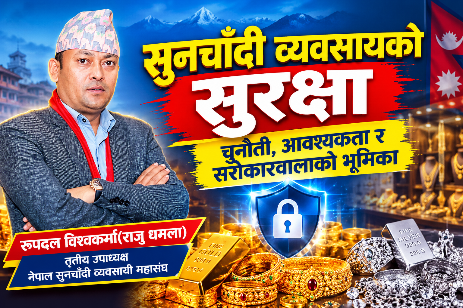 सुनचाँदी व्यवसायको सुरक्षाः चुनौती, आवश्यकता र सरोकारवालाको भूमिका